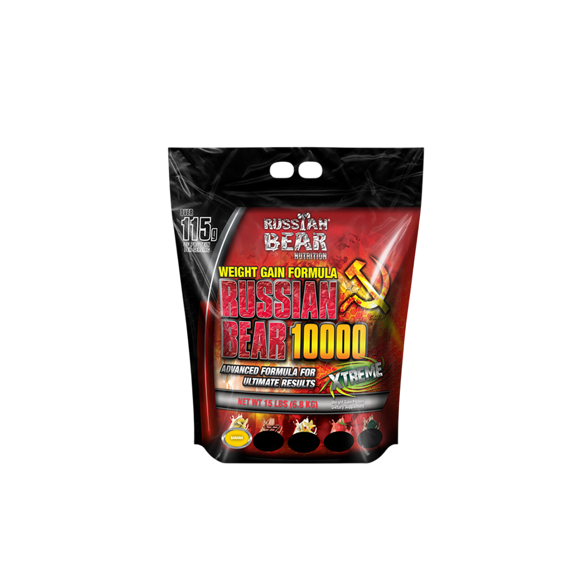 Russian Nutrition Russian Bear 10000 – 15lb High-Calorie Mass Gainer