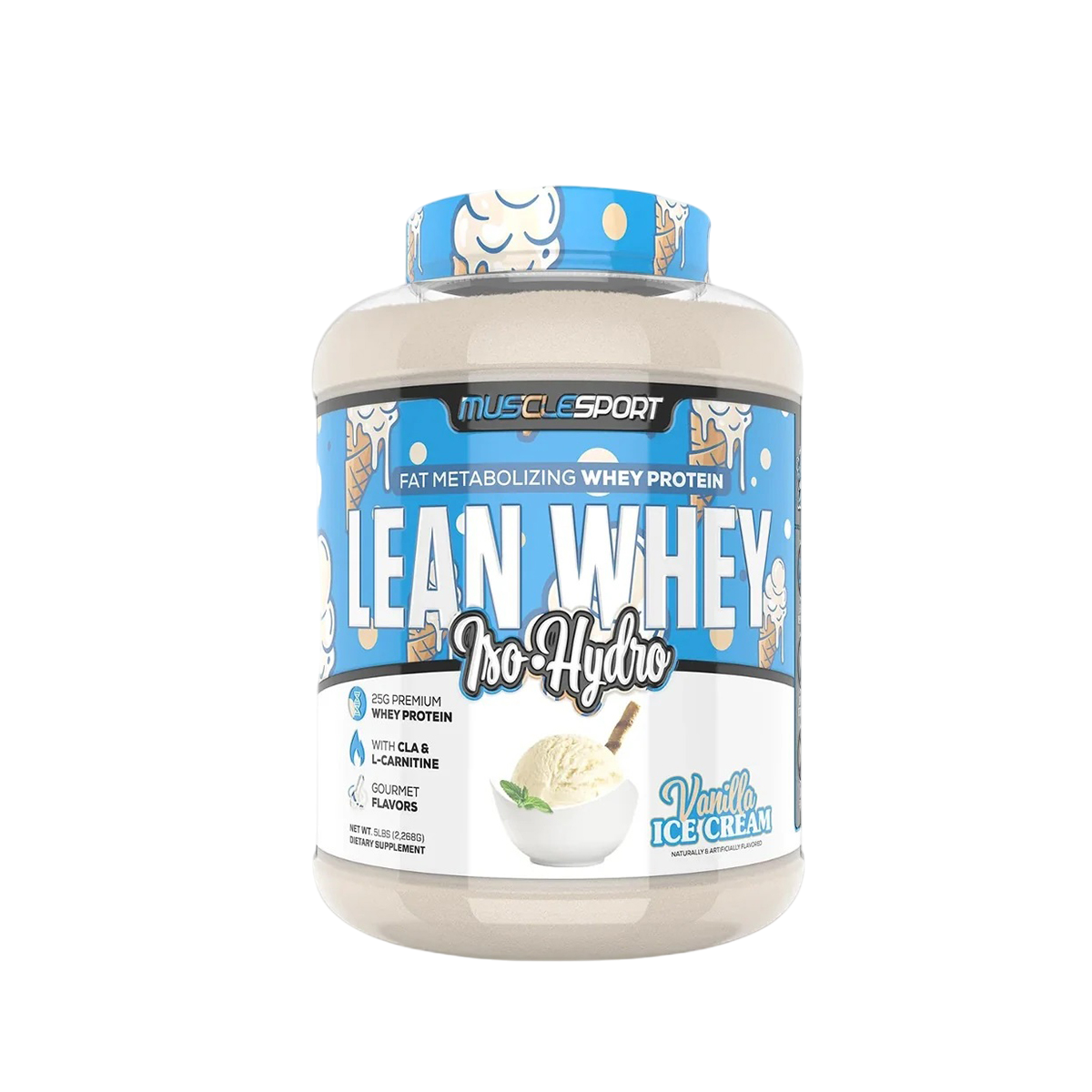 MuscleSport Lean Whey Revolution 5lb – Premium Protein Blend