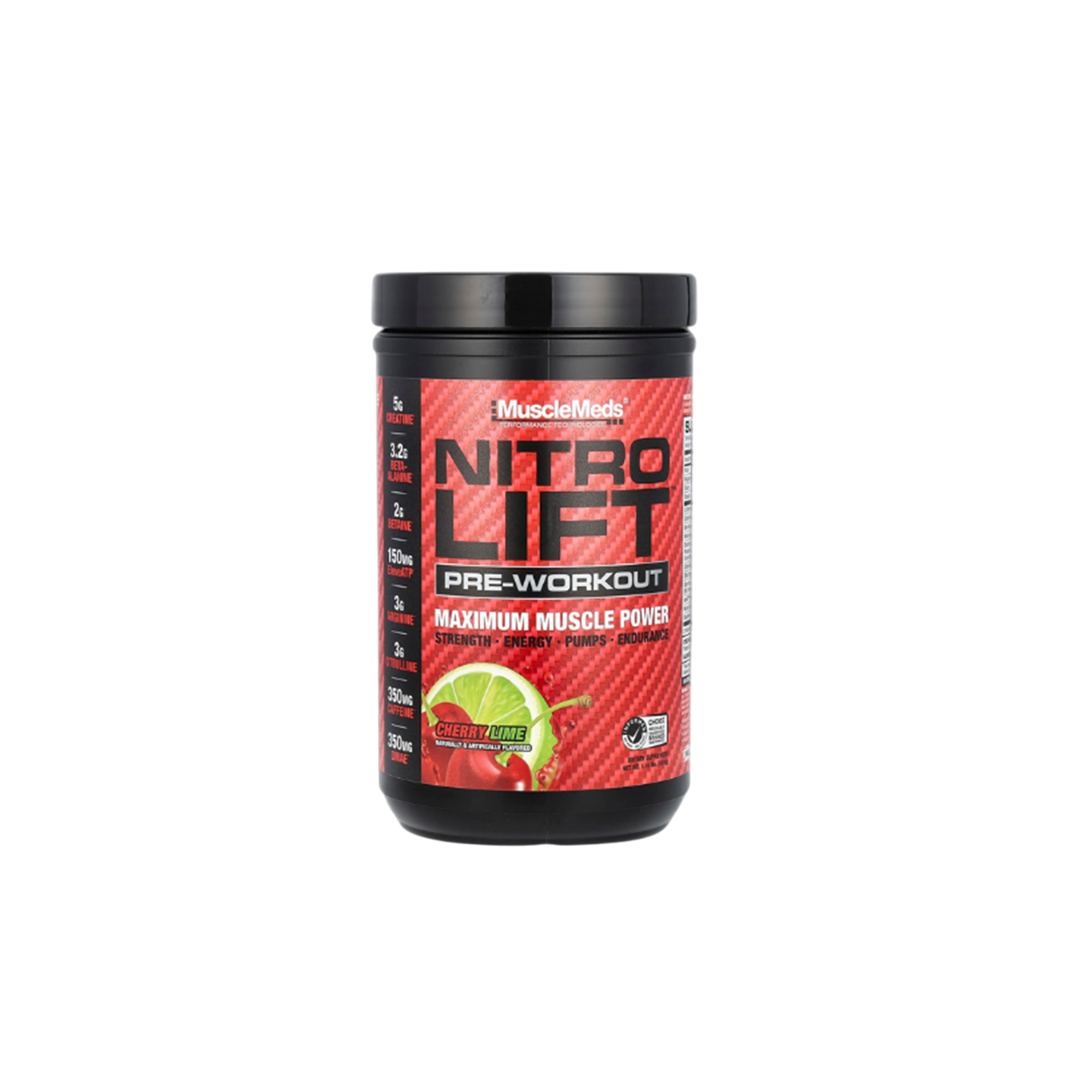 MuscleMeds Nitro Lift Pre-Workout – 30 Servings for Energy & Performance