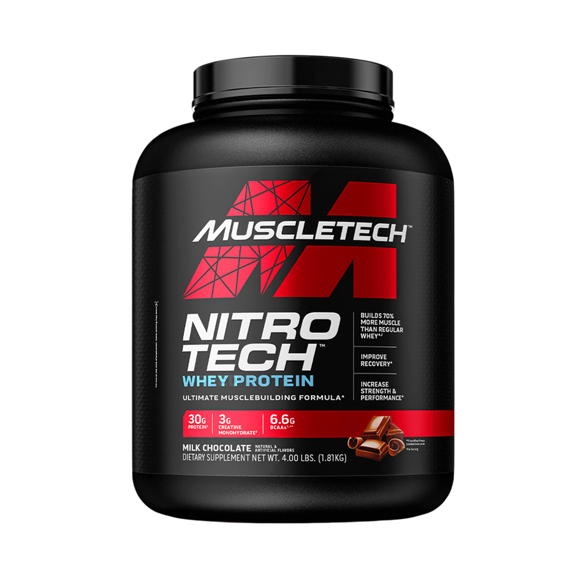 NitroTech 4lbs – Advanced Lean Muscle Builder for Strength & Recovery