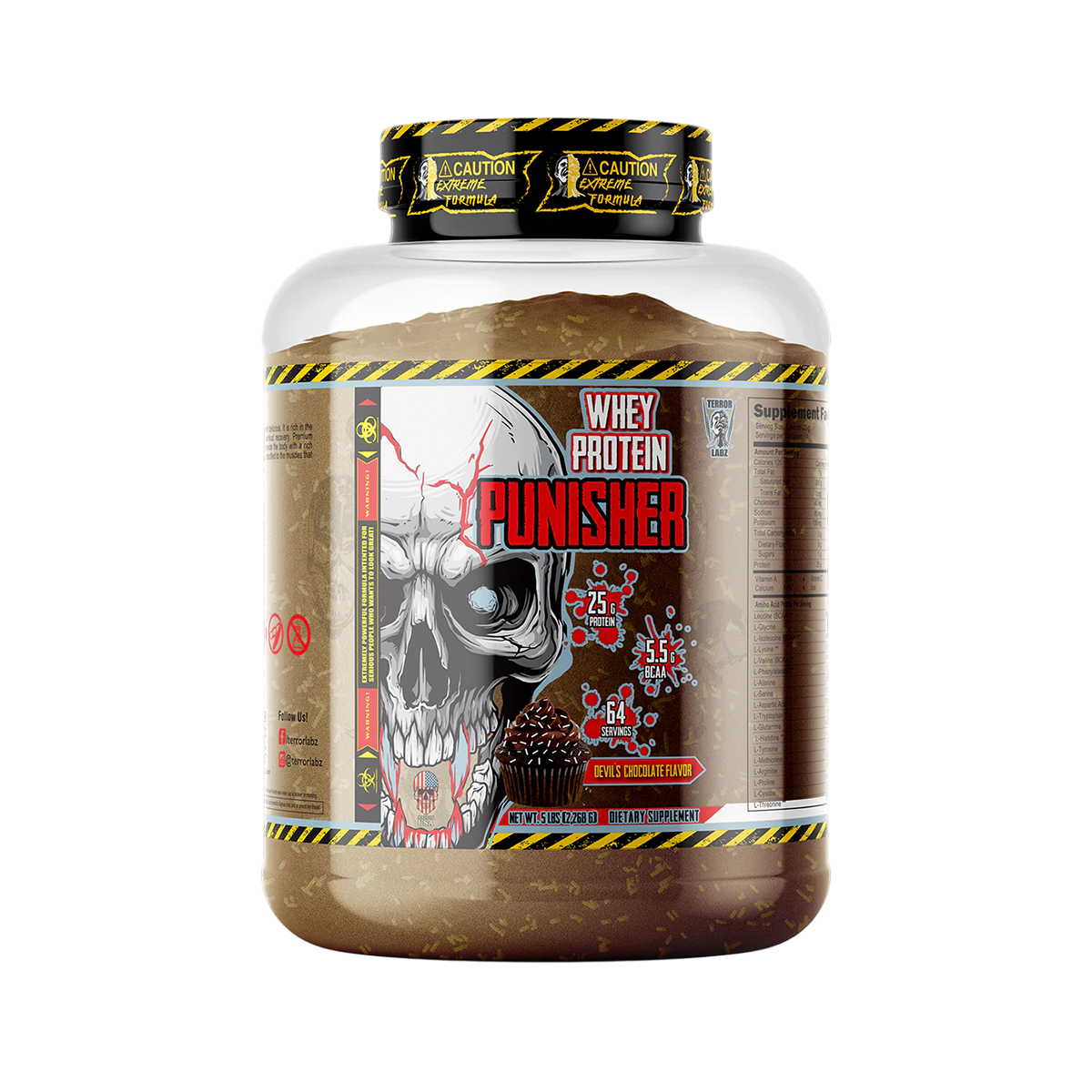 Punisher Whey Protein 5lbs – Premium Muscle Fuel for Ultimate Performance