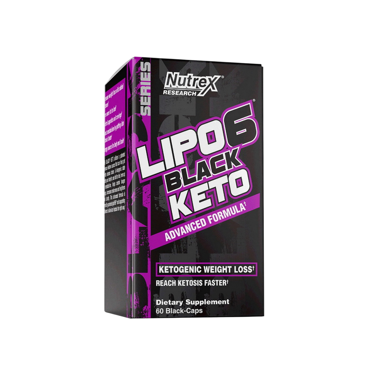 Lipo-6 Black Keto by Nutrex Research – Fat Burner for Keto Diet