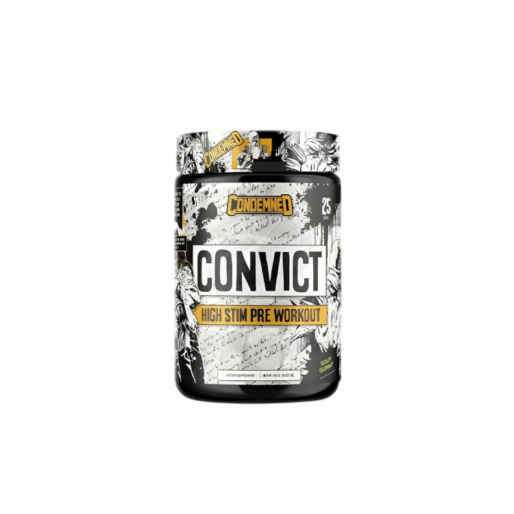 Condemned Labs Convict Pre-Workout 2.0 – 25 Servings for Extreme Energy & Focus